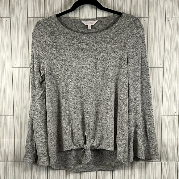 LC Lauren Conrad Tops - Lauren Conrad Gray Long Sleeve Top